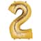 34" Gold Number Foil Balloon